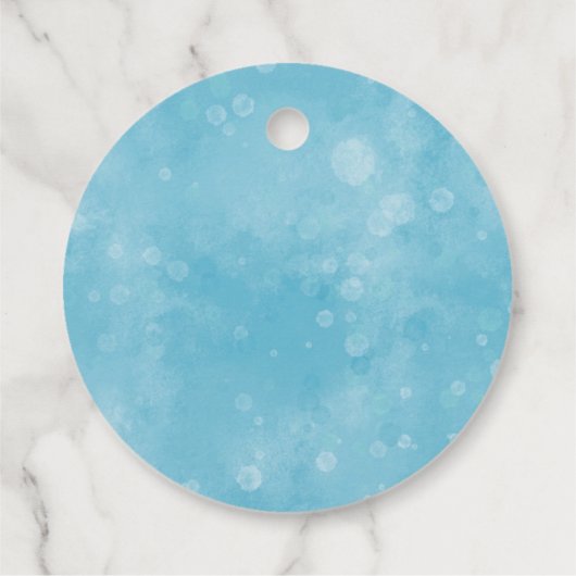 オーディアウィンター素朴ウッドランド赤ちゃんシャワー フェイバータグ (裏面)