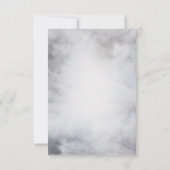 オーディアウィンター素朴フローラベビーシャワー サンキューカード (裏面)