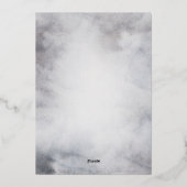 オーディアウィンター素朴フローラメリークリスマス 箔シーズンカード (裏面)