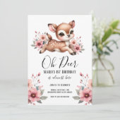 オーディアウォーターカラーバースデーパーティー 招待状 (スタンド正面)