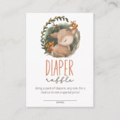 オーディアウッドランドおむつラッフルチケット エンクロージャーカード (正面)