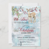 オーディアウッドランドアニマルズウィンタークリスマスパーティー 招待状 (正面)