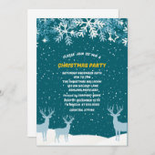 オーディアウッドランドアニマルズウィンタークリスマスパーティー 招待状 (正面/裏面)