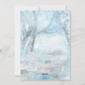 オーディアウッドランドアニマルズウィンターシーズンのご挨拶 シーズンカード (裏面)