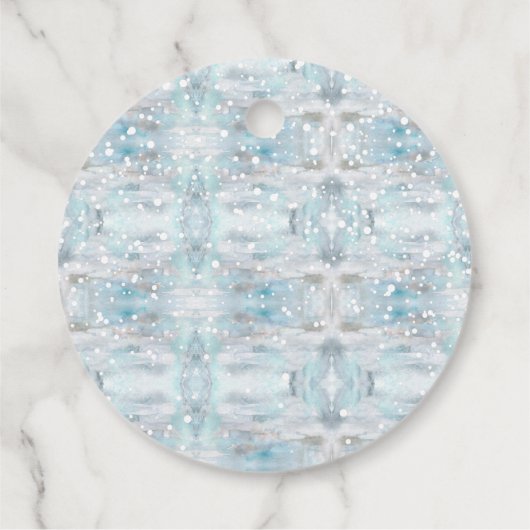 オーディアウッドランドアニマルズウィンターボーイ赤ちゃんシャワー フェイバータグ (裏面)