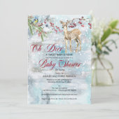 オーディアウッドランドアニマルズベビーシャワーバイメール 招待状 (スタンド正面)