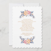 オーディアウッドランドベビーガールシャワー招待状 招待状 (裏面)