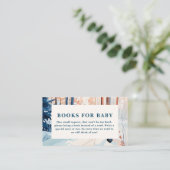 オーディアウッドランド冬の赤ちゃんシャワー本ベビー エンクロージャーカード (スタンド正面)