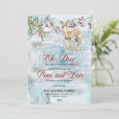 オーディアウッドランド動物冬の平和と愛 シーズンカード (スタンド正面)