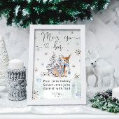 オーディアウッドランド動物冬季マムオーサバーポスター ポスター