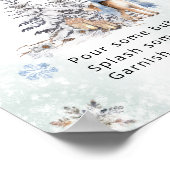 オーディアウッドランド動物冬季マムオーサバーポスター ポスター (角)