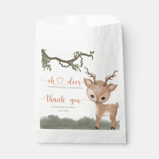 オーディアウッドラ男女兼用ンドベイビーシャワー フェイバーバッグ (正面)