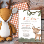 オーディアウッドラ男女兼用ンドベイビーシャワー 招待状