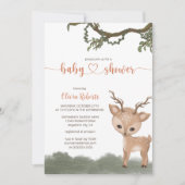オーディアウッドラ男女兼用ンドベイビーシャワー 招待状 (正面)