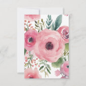 オーディアキュート赤ちゃんシャワーサンキューカード 招待状 (裏面)