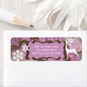 オーディアクリスマスホリデー住所 シール (インサイチュ)