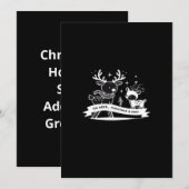 オーディアクリスマス お祝いスタイル シーズンカード (正面/裏面)