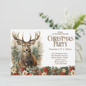 オーディアクリス素朴スマスホリデーパーティー 招待状 (スタンド正面)