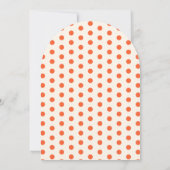 オーディアスウィートレトロクリスマスウィンターベビーシャワー 招待状 (裏面)