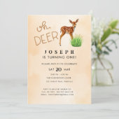 オーディアテーマ誕生日パーティーの招待 招待状 (スタンド正面)