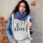 オーディアトナディア〔雄ジカの〕枝角クリスマスミニマル スウェットシャツ