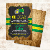 オーディアトラクターベビーシャワー招待状カード 招待状