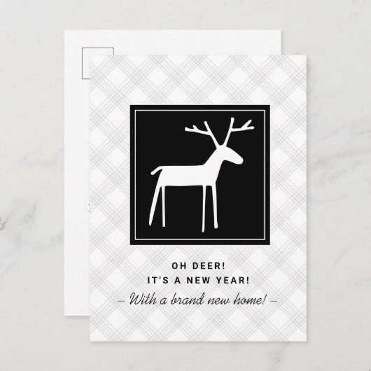 オーディアニューイヤー新家ムービング 案内ポストカード (正面/裏面)