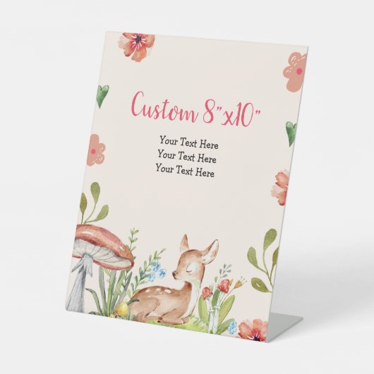 オーディアパーティーデコレーションカスタム文字 台座サイン (正面)