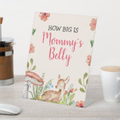 オーディアパーティーデコレーション女の子ベビーシャワーゲーム 台座サイン (インサイチュ)