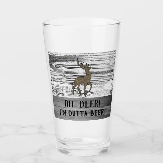 オーディアビールおもしろい引用文マンケ素朴ーブ タンブラーグラス (正面)