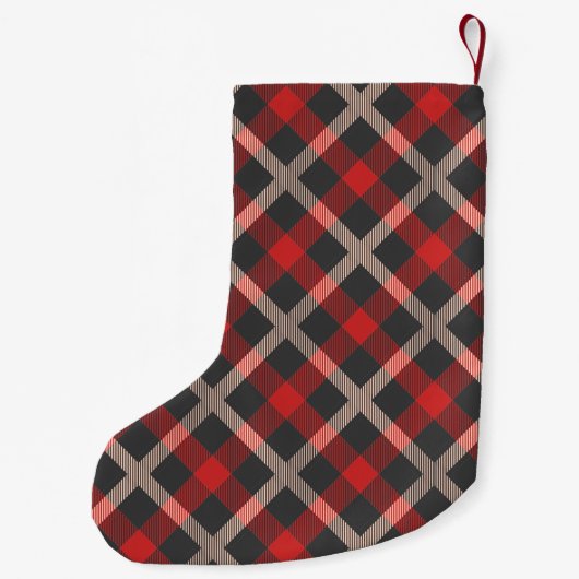 オーディアピンクの耳とウッドランド〔雄ジカの〕枝角 スモールクリスマスストッキング (裏面)