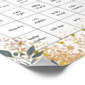 オーディアベイビーシャワーゲーム ポスター (角)