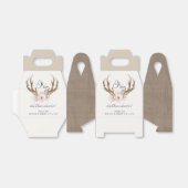 オーディアベビーシャワーお願いボックス – WoodlandフローラAn フェイバーボックス (折り畳みなし)