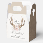 オーディアベビーシャワーお願いボックス – WoodlandフローラAn フェイバーボックス (オープン)