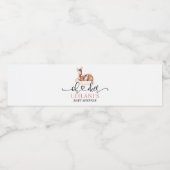 オーディアベビーシャワーウォーターカラーピンククラウド ペットボトルラベル (シングルラベル)