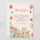 オーディアベビーシャワーサンキューカード 招待状 (正面)