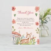 オーディアベビーシャワーサンキューカード 招待状 (スタンド正面)