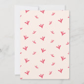 オーディアベビーシャワーサンキューカード 招待状 (裏面)