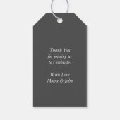 オーディアベビーシャワーピンク ギフトタグ (裏面)