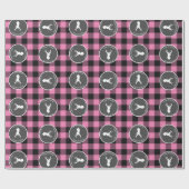 オーディアベビーシャワーピンク ラッピングペーパー (フラット)