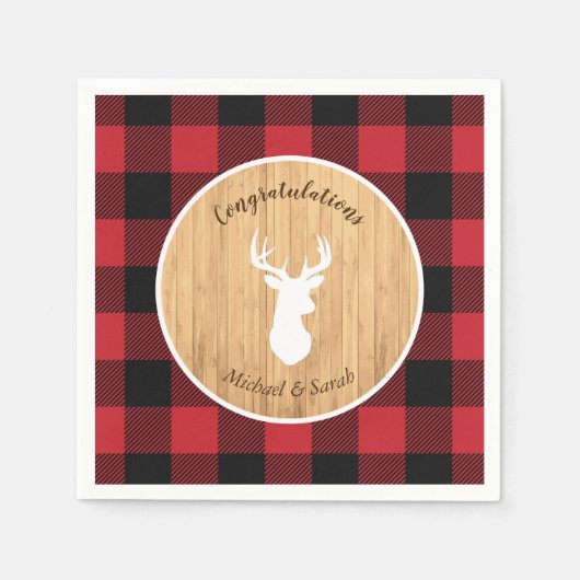 オーディアベビーシャワー スタンダードカクテルナプキン (正面)