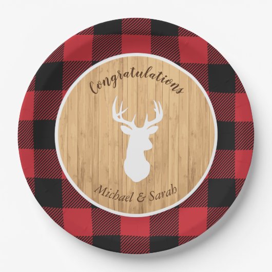 オーディアベビーシャワー ペーパープレート (正面)