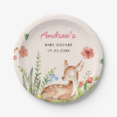 オーディアベビーシャワー ペーパープレート (正面)