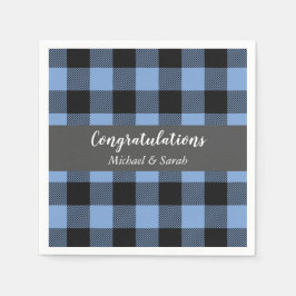 オーディアベビーシューワーブルーボーイ スタンダードカクテルナプキン