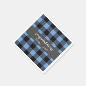 オーディアベビーシューワーブルーボーイ スタンダードカクテルナプキン (角)