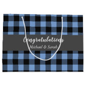 オーディアベビーシューワーブルーボーイ ラージペーパーバッグ (裏面)