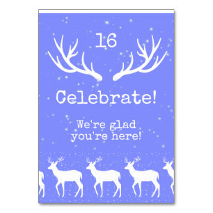 オーディアホリデーテーブルカード テーブルナンバー