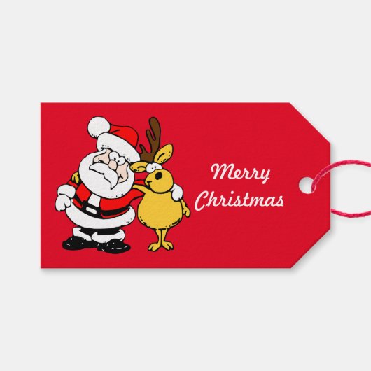 オーディアメリークリスマスギフトラベル ギフトタグ (正面(横))