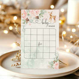 オーディア冬の赤ちゃんシャワービンゴゲーム