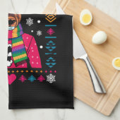 オーディア私は同性愛者LGBT LGBTQゲイプライド醜いクリスマス キッチンタオル (四つ折り)